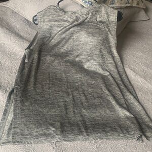 Monki Heather Gray silver Sleeveless Tank Top